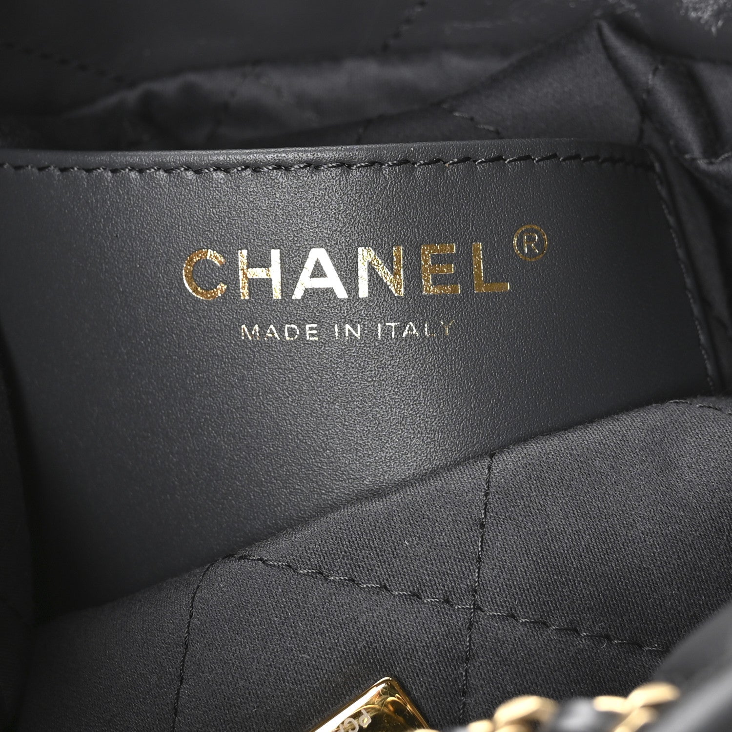 Chanel Shiny Calfskin Quilted Mini Chanel 22 Dark Grey 10 of 21