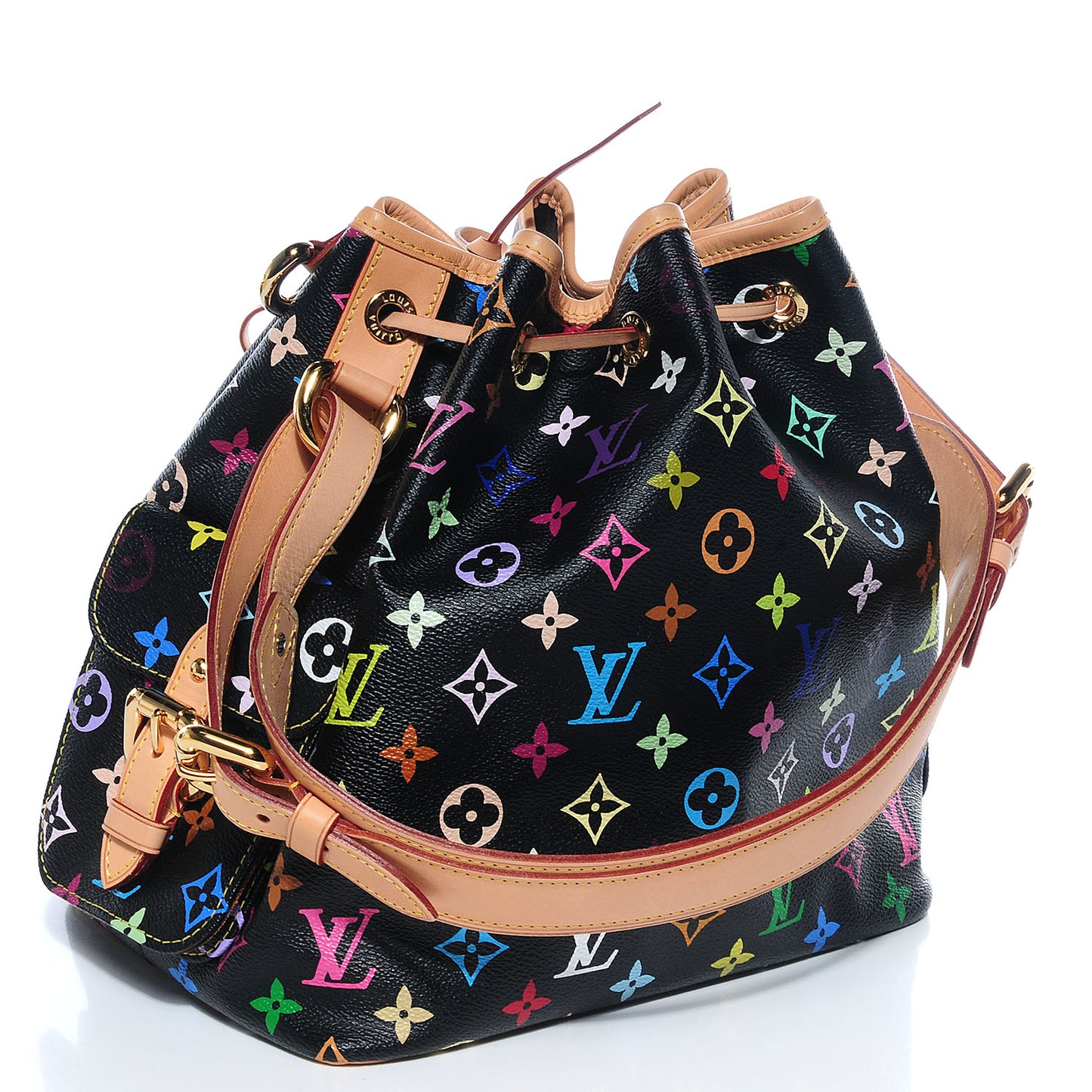 Monogram Multicolor Petit Noe Black