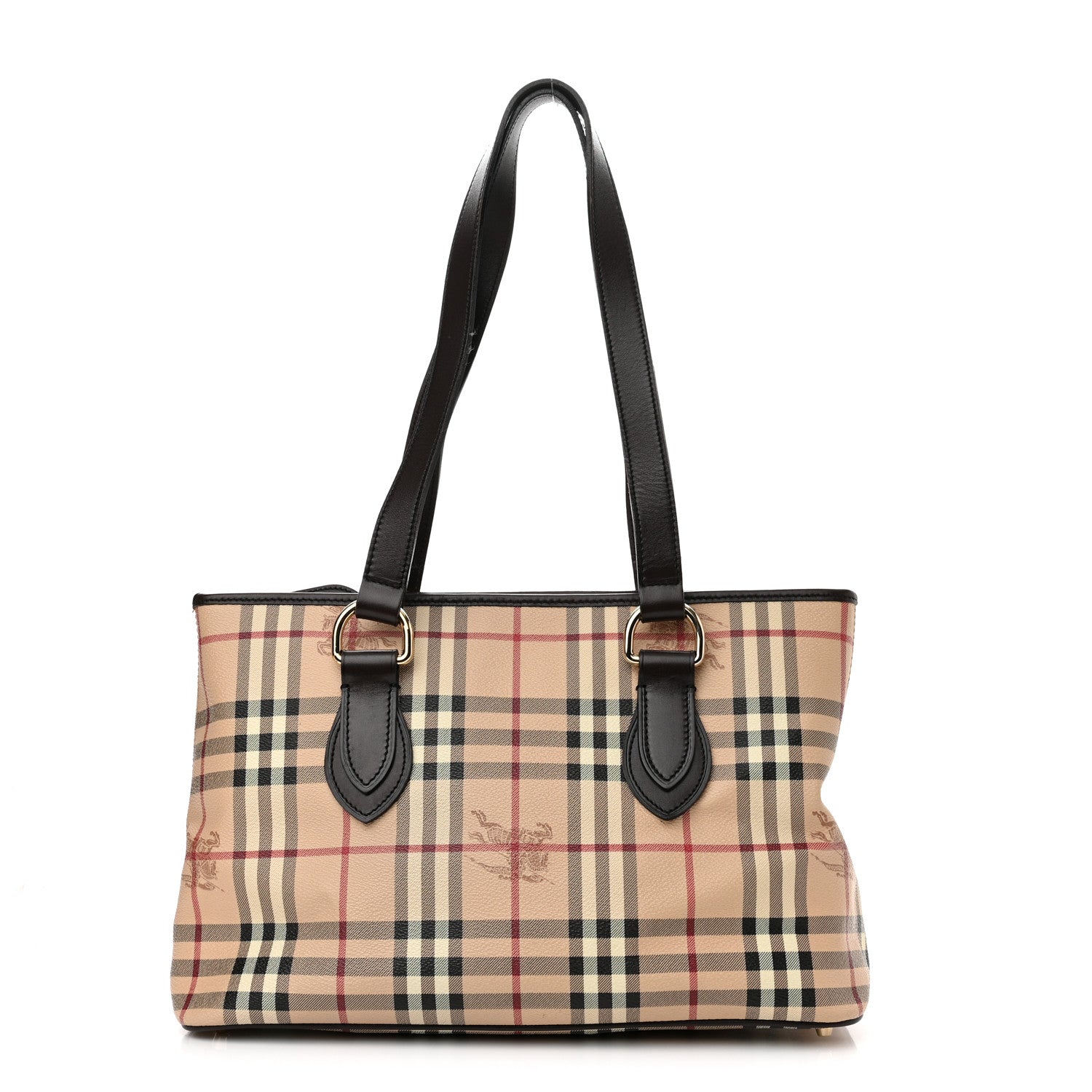 Burberry Haymarket Check Medium Regent Tote Chocolate 1 of 15