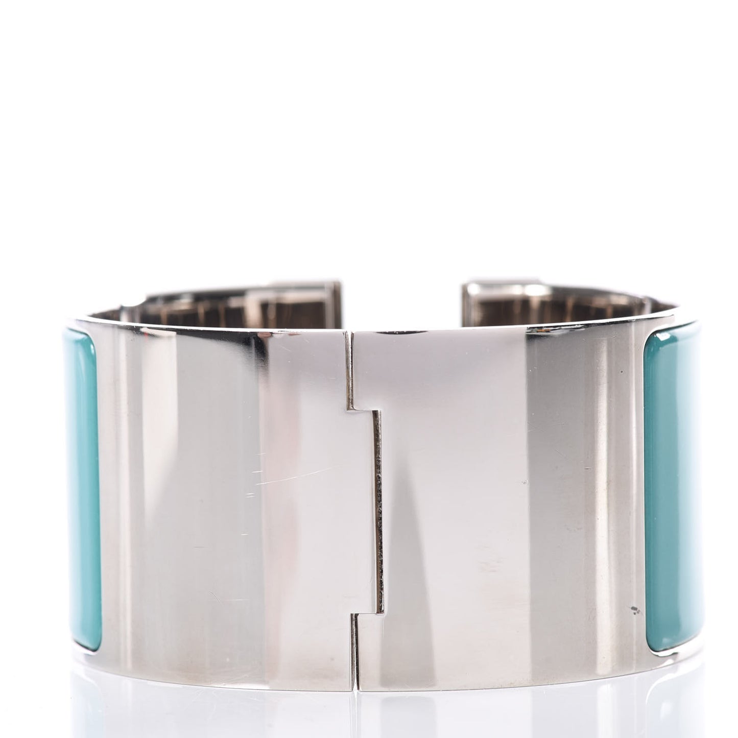 Enamel Extra Wide Clic Clac H Bracelet GM Bleuete