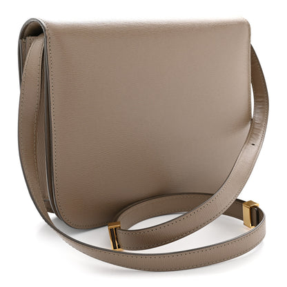 Celine Liege Calfskin Medium Classic Box Flap Bag Souris 3 of 11