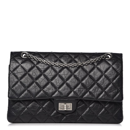 Chanel Aged Calfskin Quilted 2.55 Reissue 226 Flap Black 1 of 8