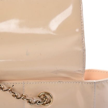 Chanel Patent Chocolate Bar East West Tote White 14 of 27
