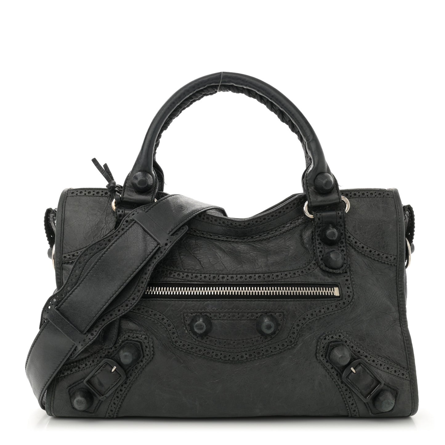 Agneau Giant Brogues Hardware City Anthracite