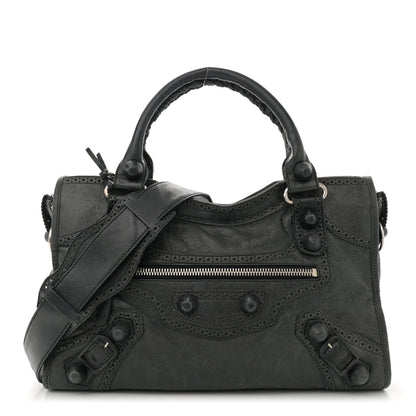 Balenciaga Agneau Giant Brogues Hardware City Anthracite 1 of 19