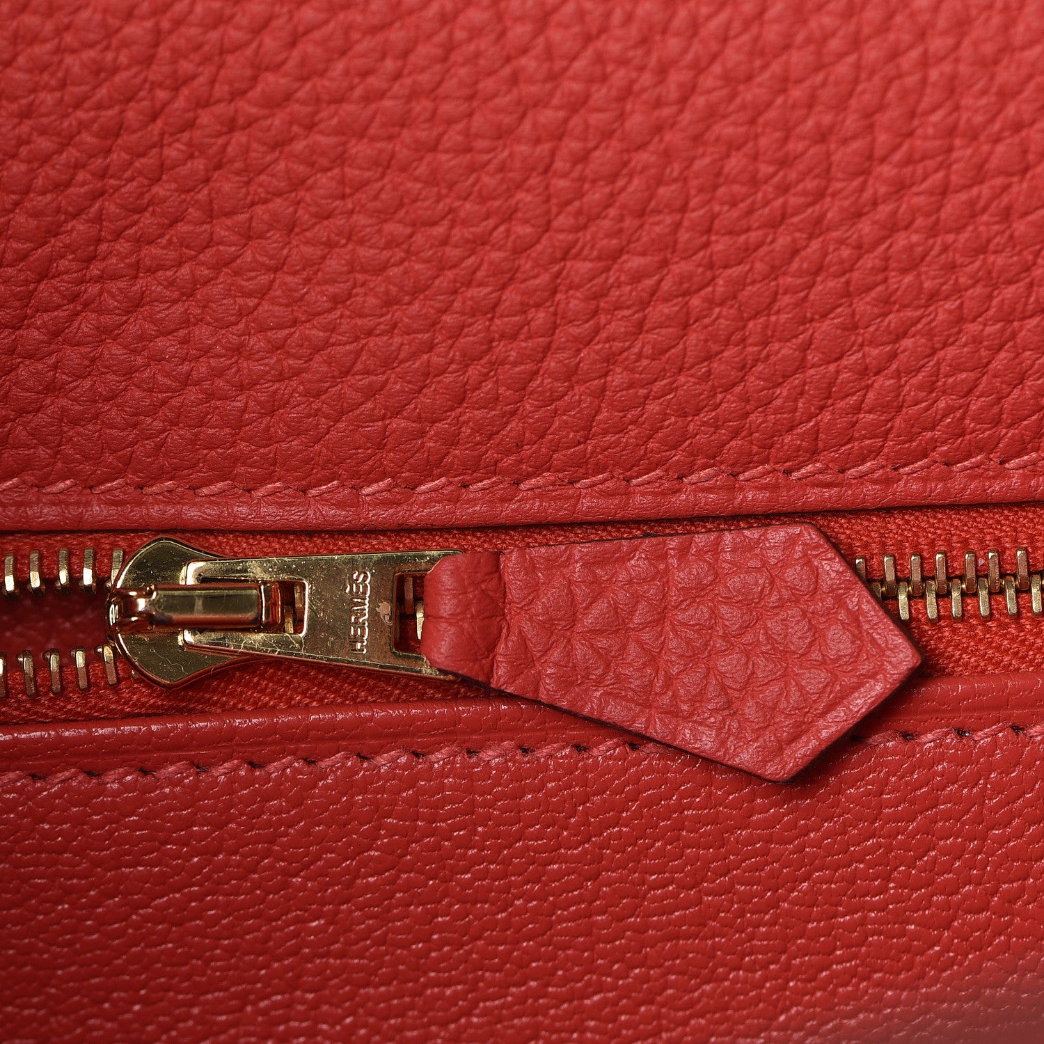 Hermes Togo Kelly Retourne 28 Rouge Pivoine 15 of 35
