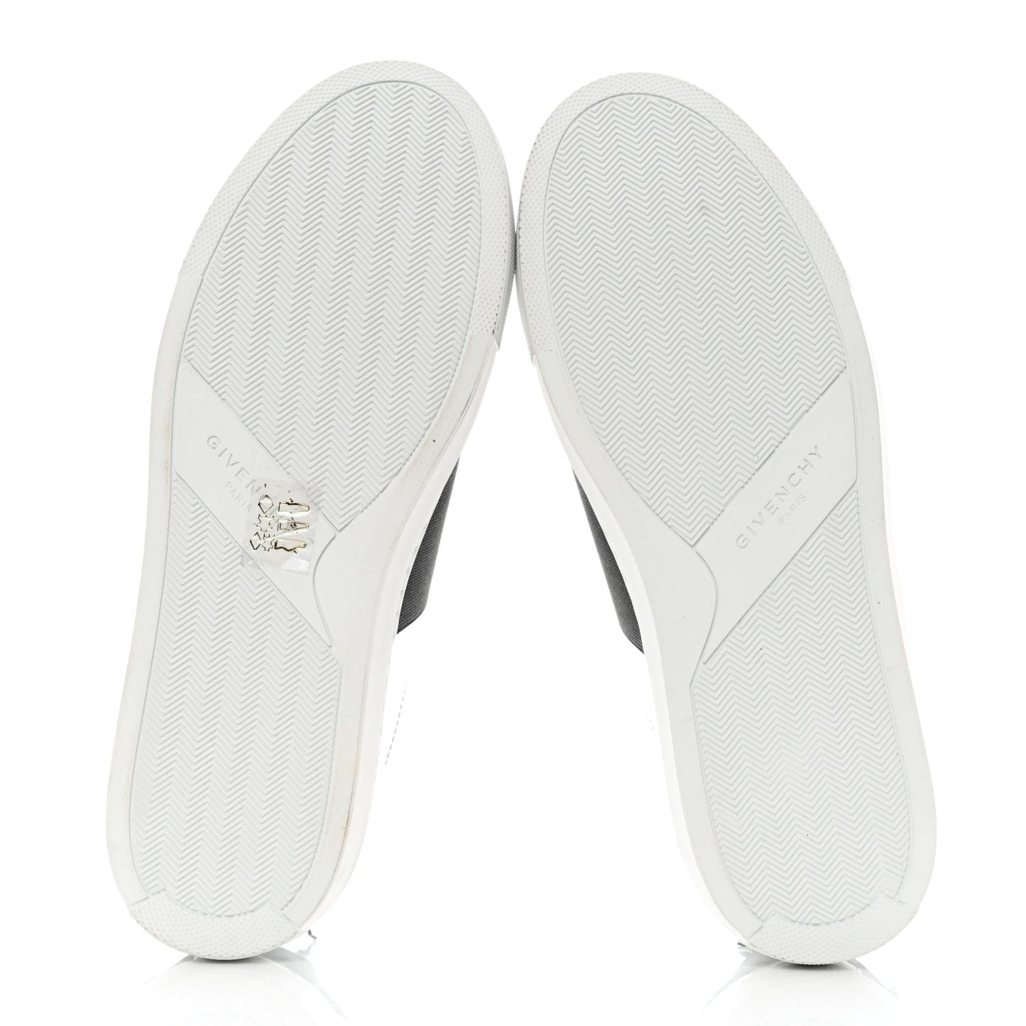 Calfskin Band Logo Womens Urban Street Sneakers 38 Silvery