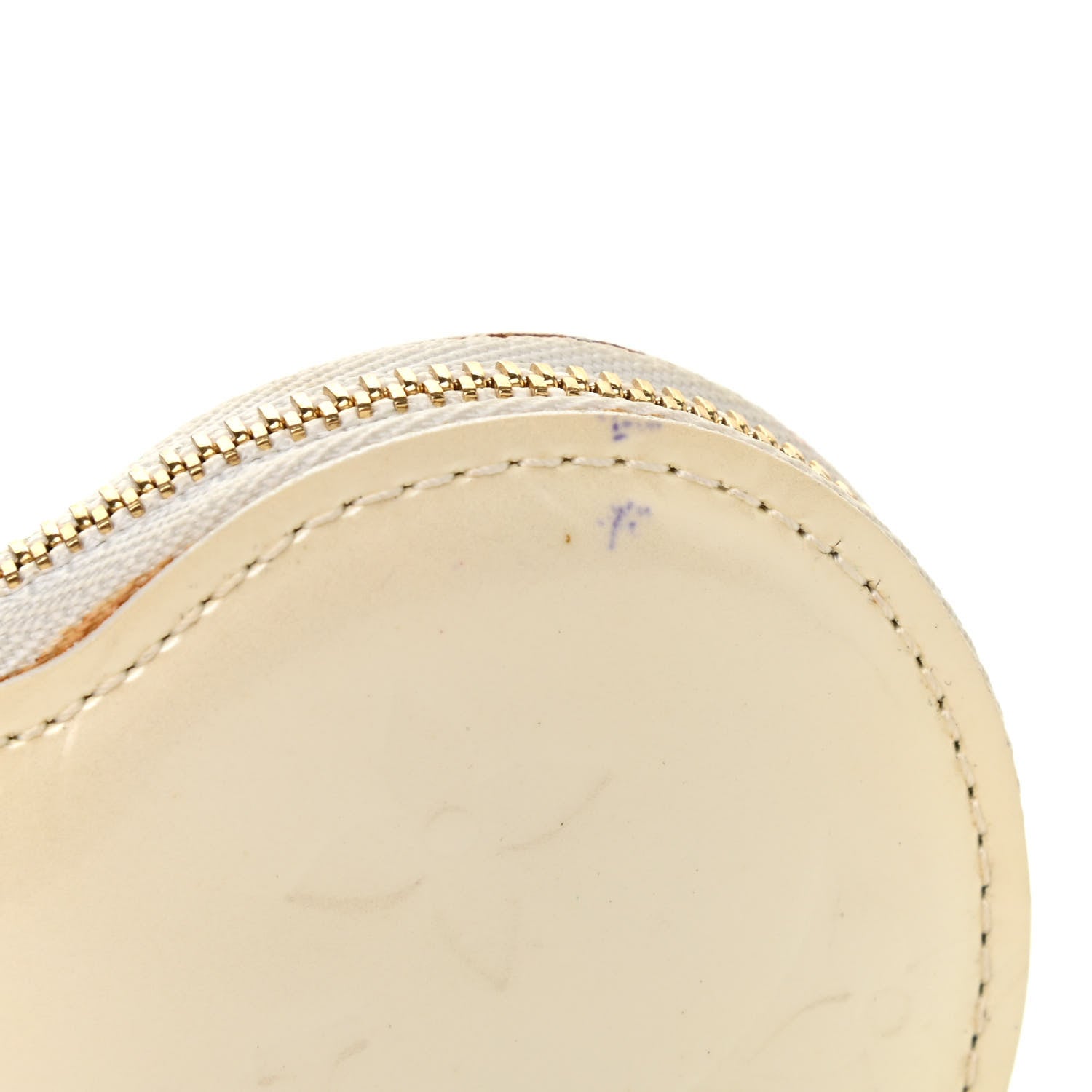 Louis Vuitton Vernis Heart Coin Purse Blanc Corail 6 of 8
