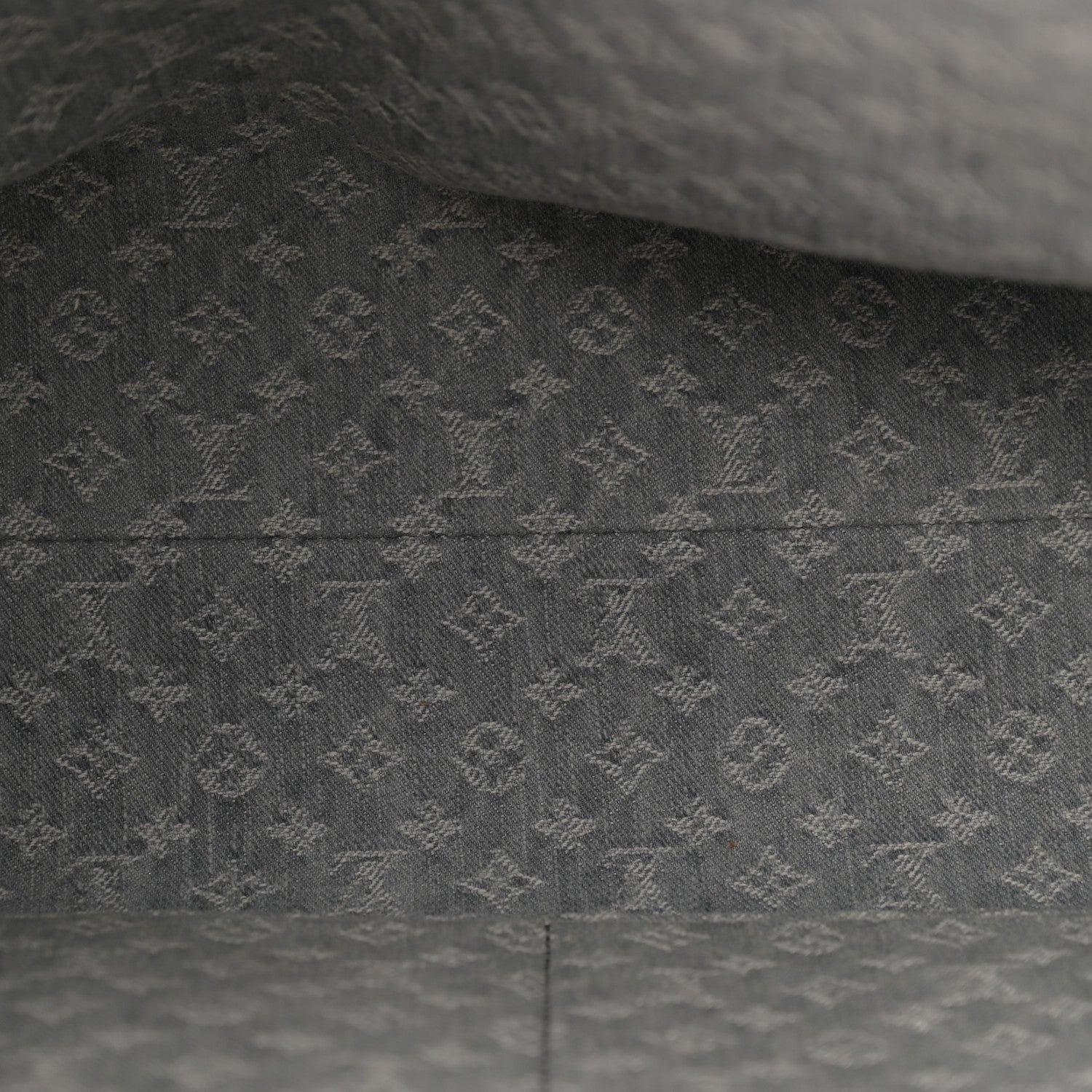 Louis Vuitton Monogram Denim Onthego MM Washed Gray 5 of 10