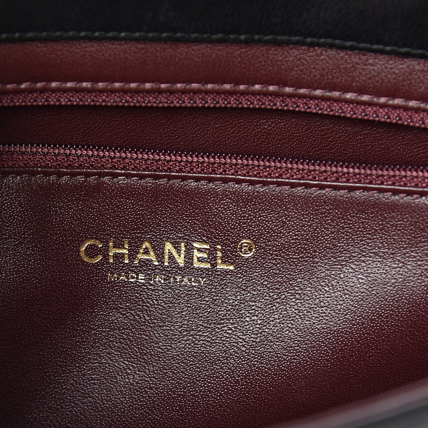 Chanel Lambskin Quilted Medium Diamond CC Flap Black 6 of 20