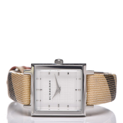 Burberry Stainless Steel Calfskin 24mm Nova Check Quartz Watch BU2016 3 of 7