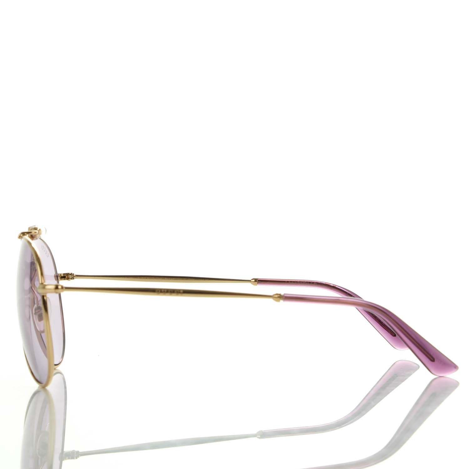 Gucci Bamboo Aviator GG 2235/S Sunglasses Gold 2 of 6