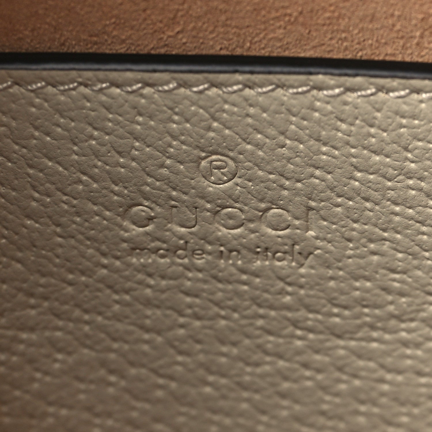 Gucci Textured Dollar Calfskin Web Small Diana Tote Bag Mystic White 8 of 11