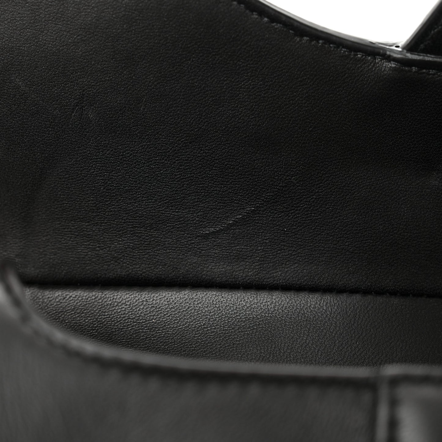 Lambskin Mini 3D Floral Saddle Bag Black