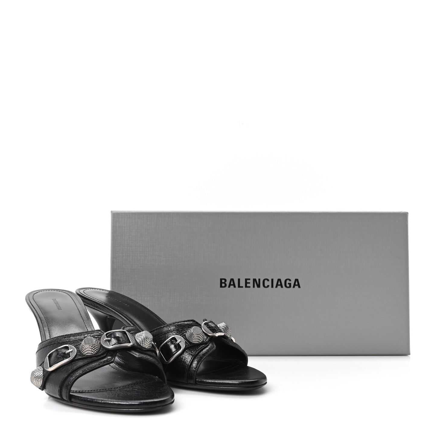 Agneau Arena Cagole 50mm Slide Sandals 37 Black