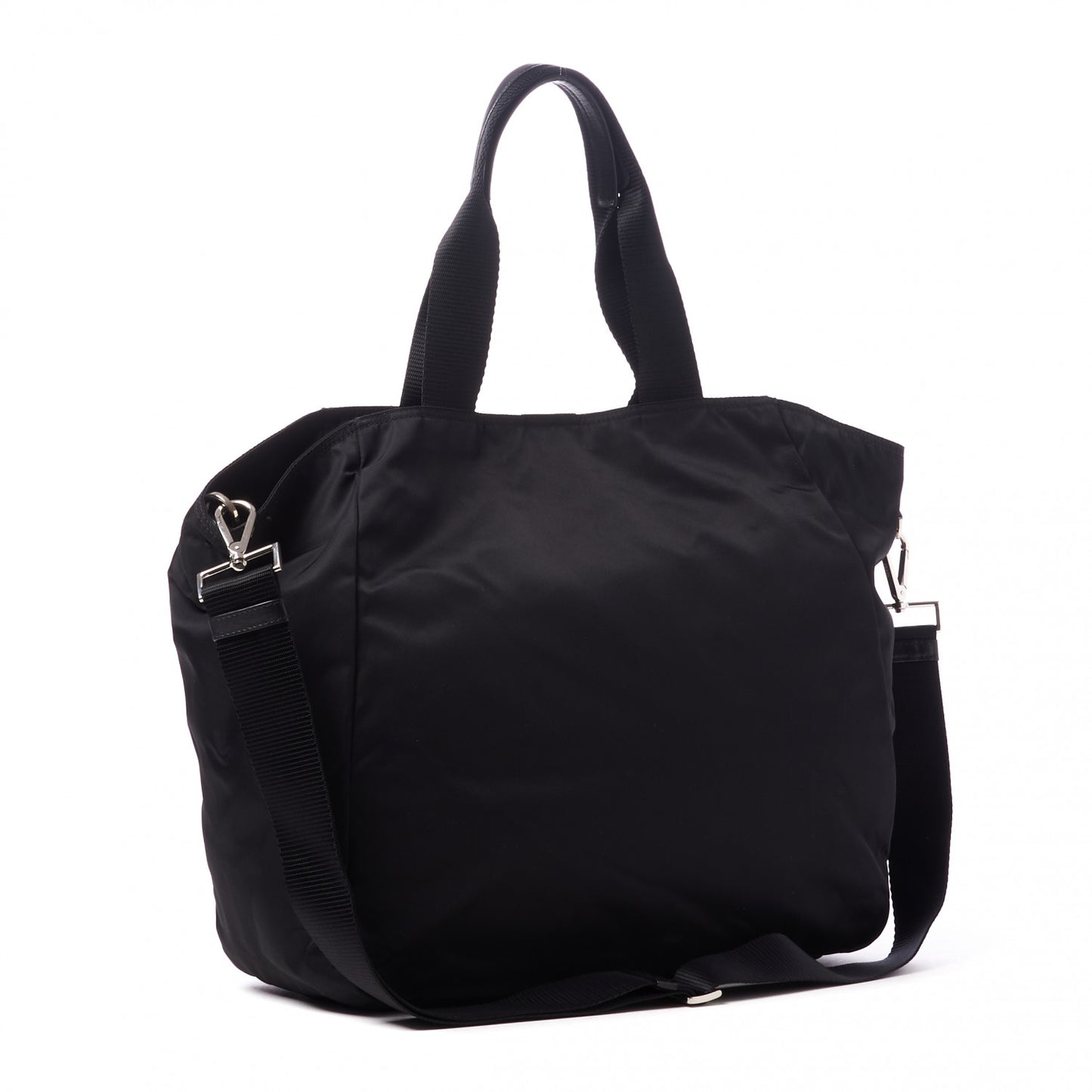 Tessuto Nylon Shopping Tote Black