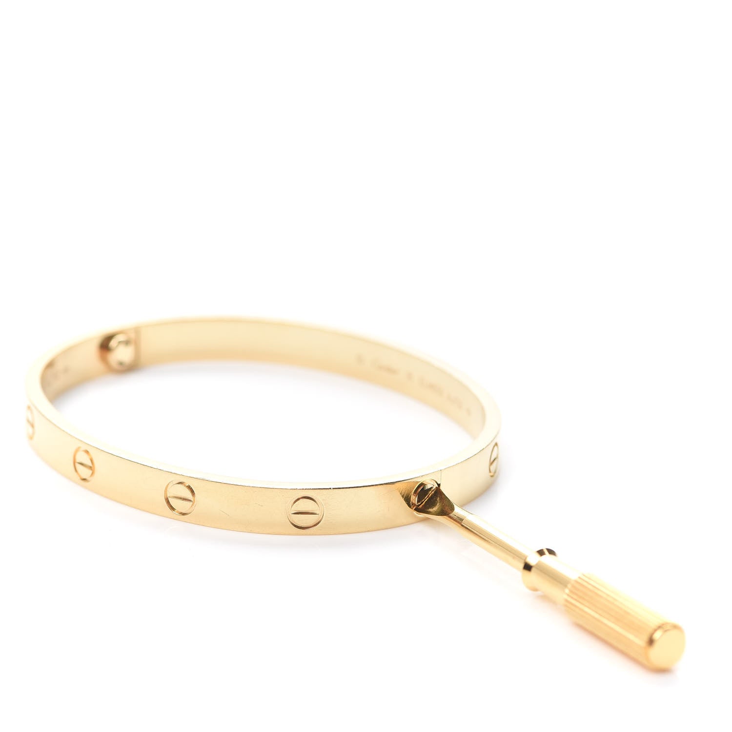 Cartier 18K Yellow Gold LOVE Bracelet 18 4 of 7