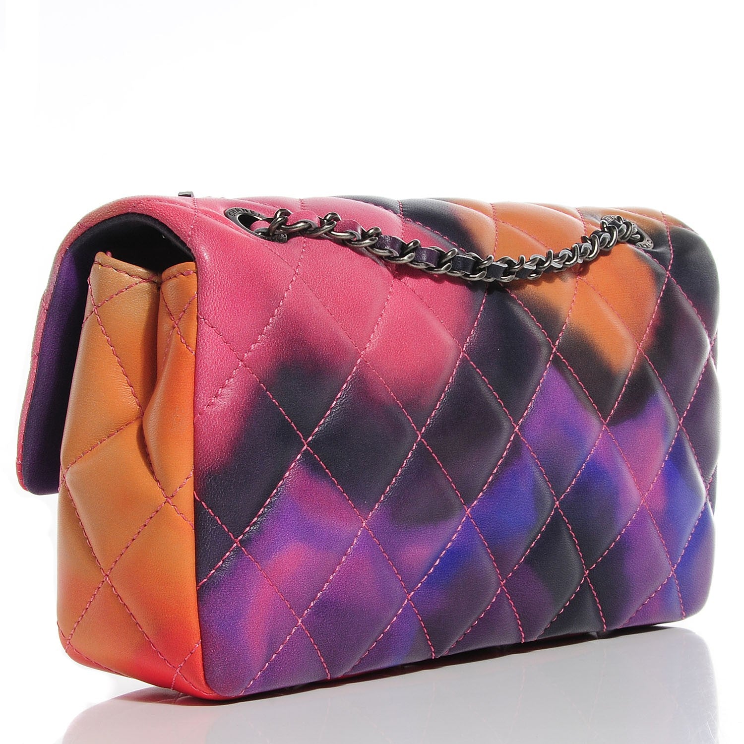 Chanel Lambskin Quilted Small Flower Power Flap Multicolor 3 of 9