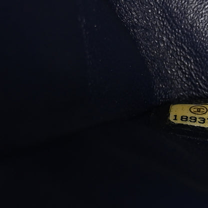 Chanel Caviar Quilted Medium Double Flap Navy 7 of 9