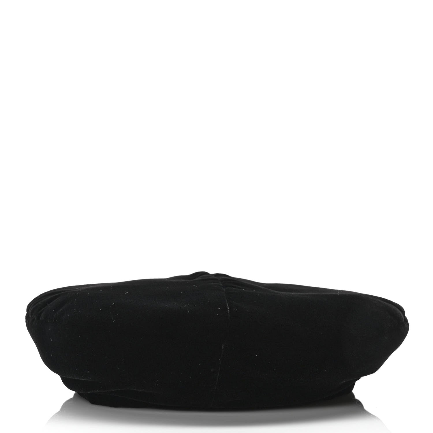Chanel Velvet Beret Hat M Black 5 of 7