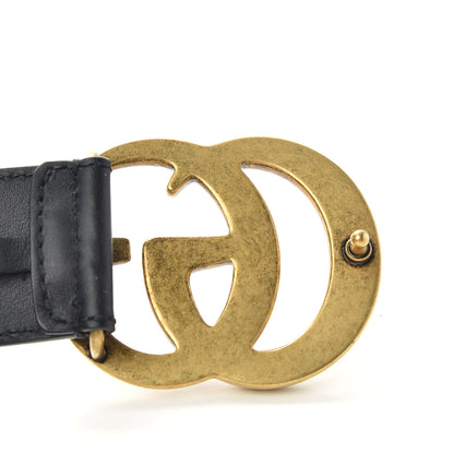Gucci Calfskin Double G 40mm Belt 80 32 Black 4 of 6