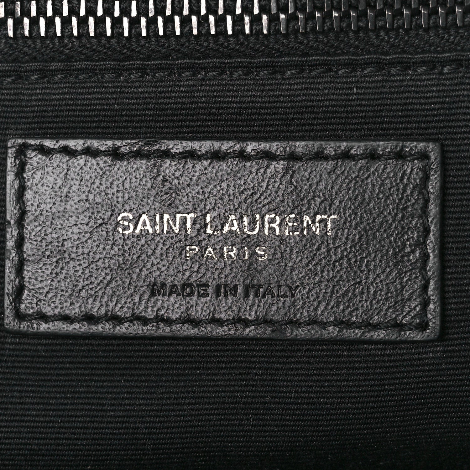 Saint Laurent Crinkled Calfskin Matelasse Monogram Medium Niki Chain Satchel Black 6 of 12