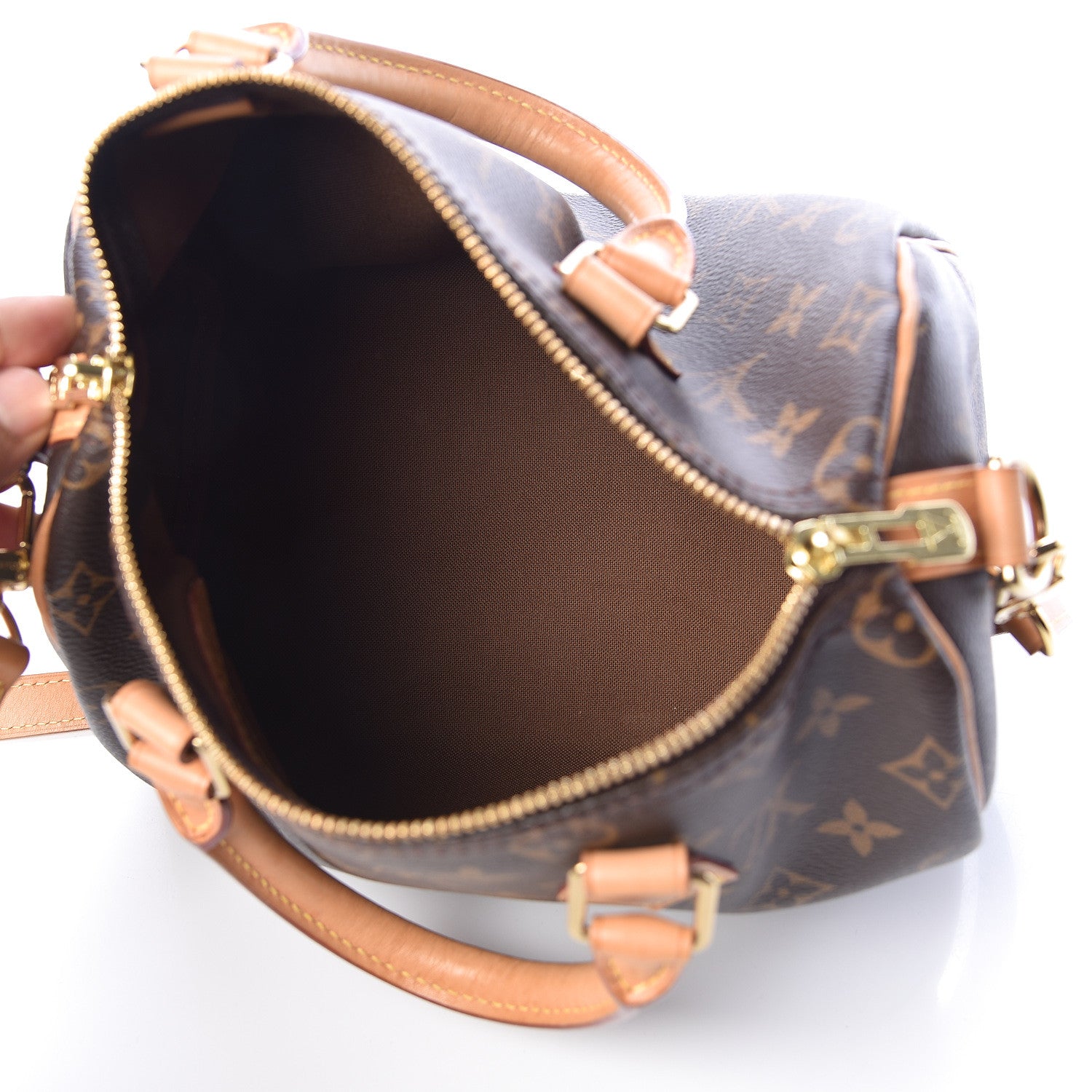 Louis Vuitton Monogram Speedy Bandouliere 25 5 of 10