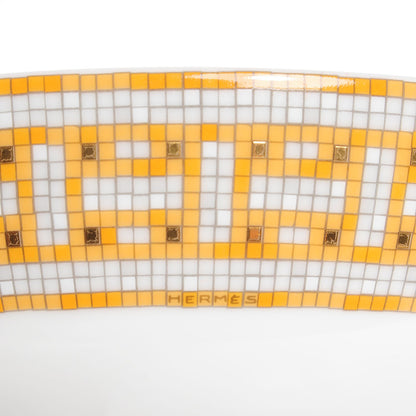 Hermes Porcelain Mosaique au 24 Calotte Plate Set of 2 3 of 4