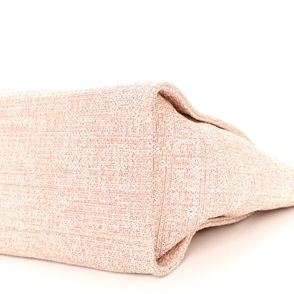 Chanel Lurex Boucle Deauville Medium Tote Pink 10 of 10