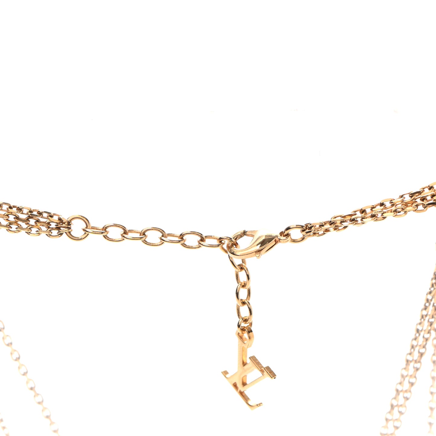 Sweet Charms Tiered Necklace Gold