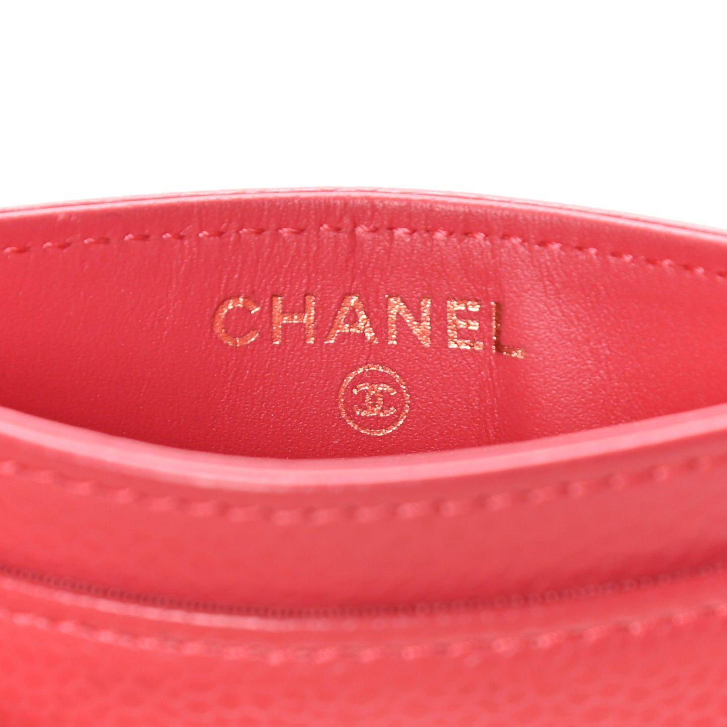 Caviar Timeless CC Card Holder Dark Red