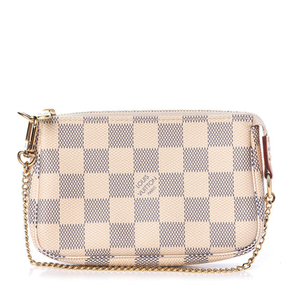 Louis Vuitton Damier Azur Mini Pochette Accessories 1 of 10
