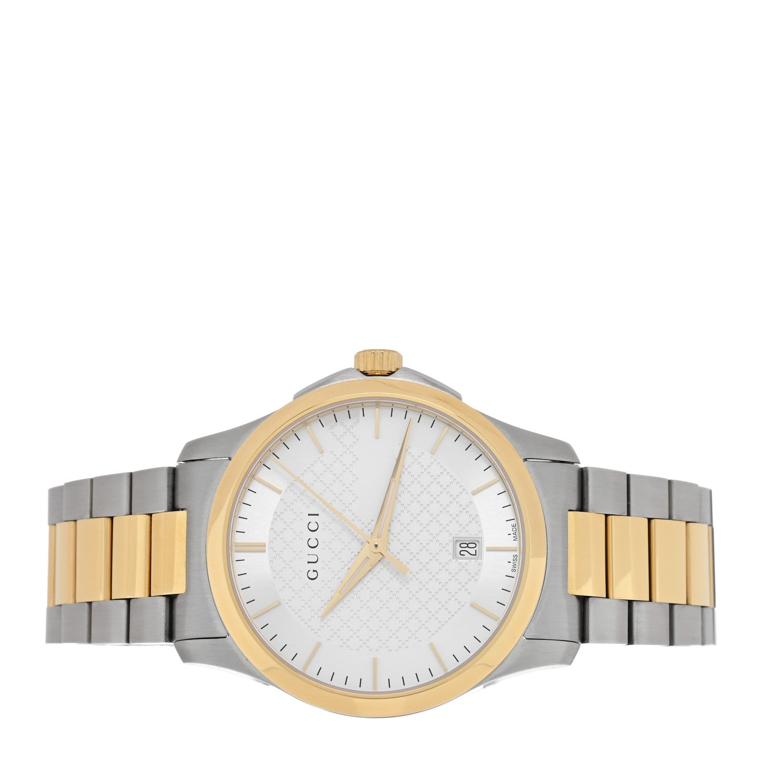 Gucci Stainless Steel 38mm G-Timeless Two Tone Quartz Watch 2 of 5
