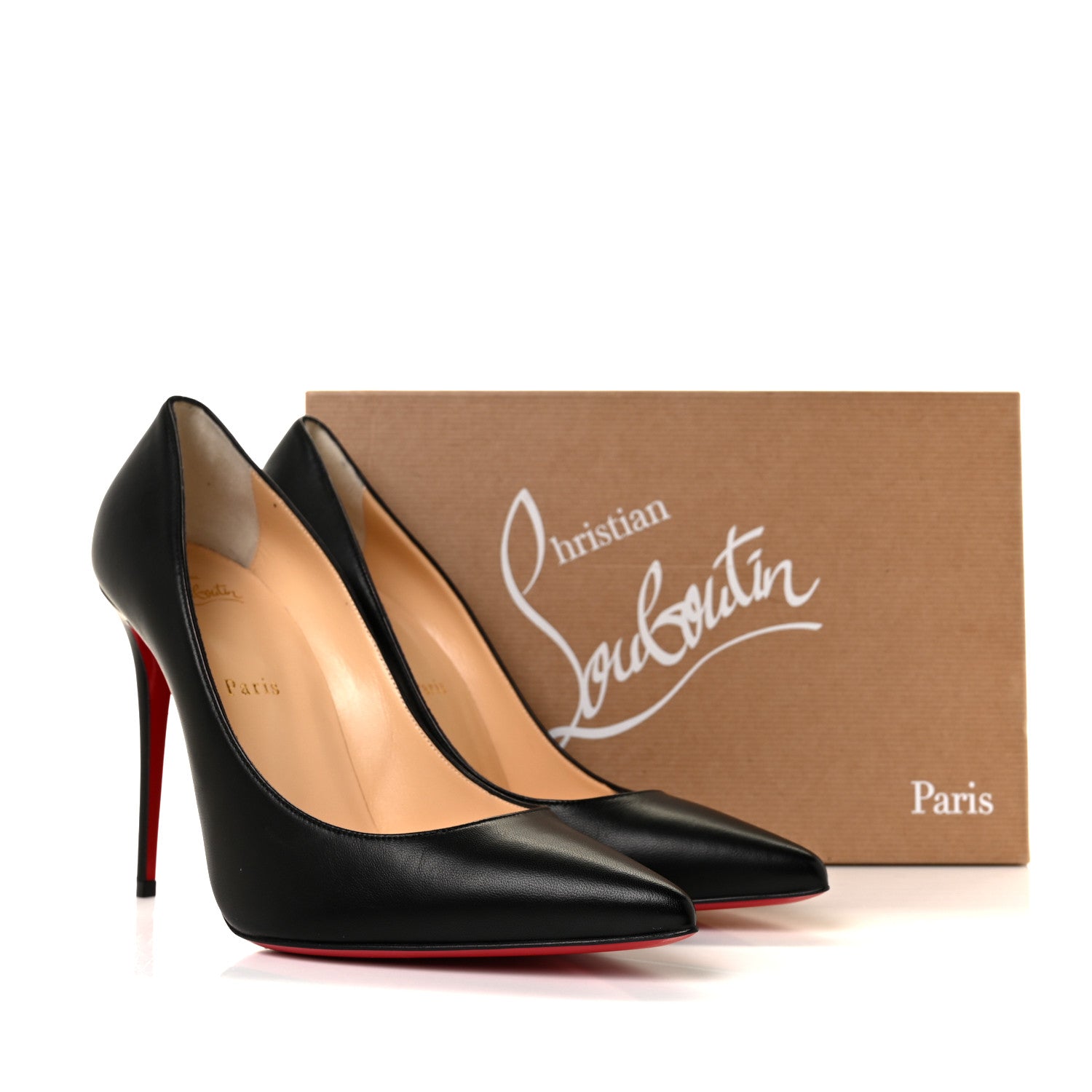 Christian Louboutin Shiny Nappa Kate 100 Pumps 40 Black 8 of 8