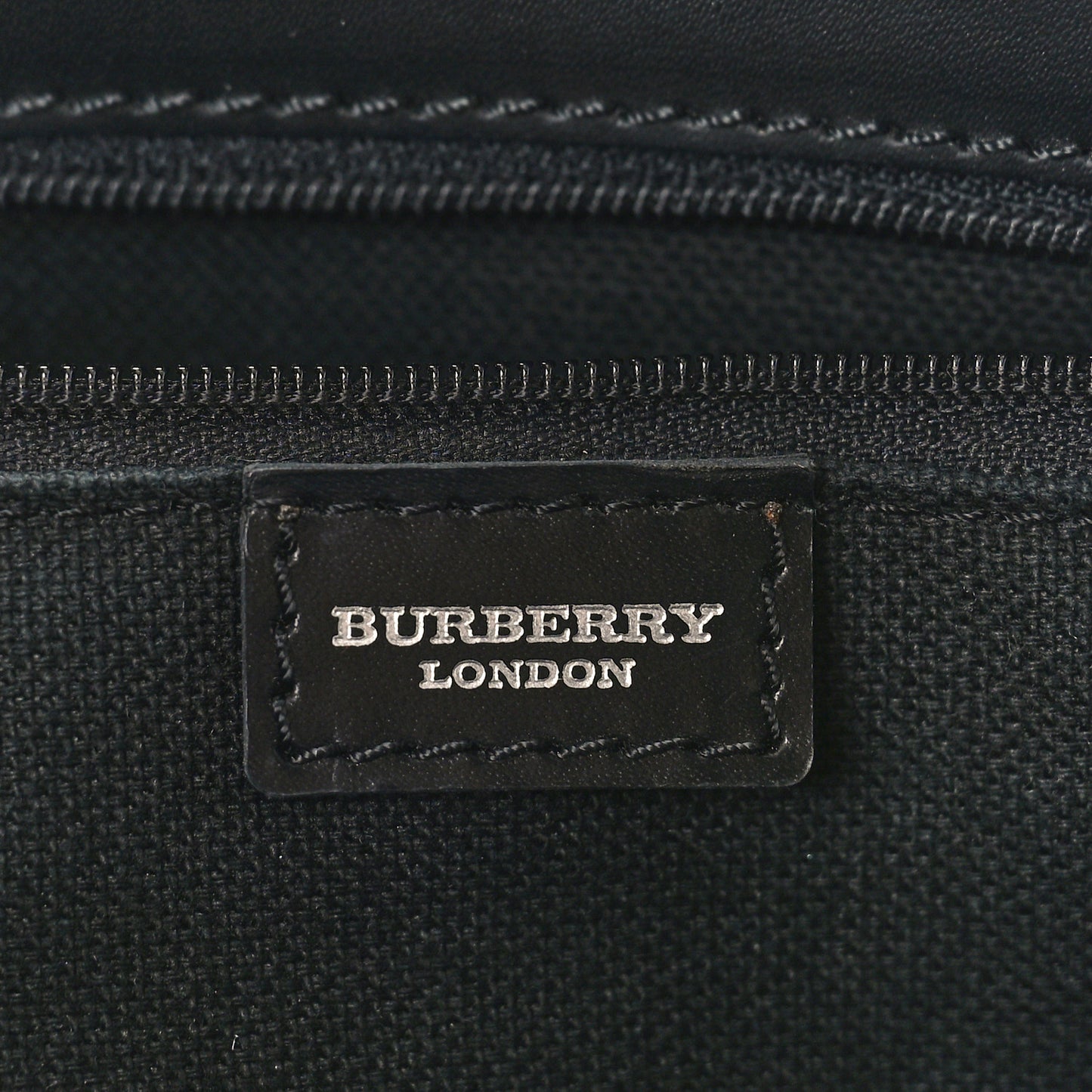 House Check Bucket Bag Black