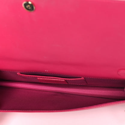 Christian Dior Lambskin Cannage Lady Dior Clutch Fuchsia 5 of 12