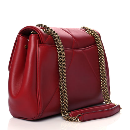 Dolce & Gabbana Nappa Quilted Large Devotion Bag Red 2 of 8