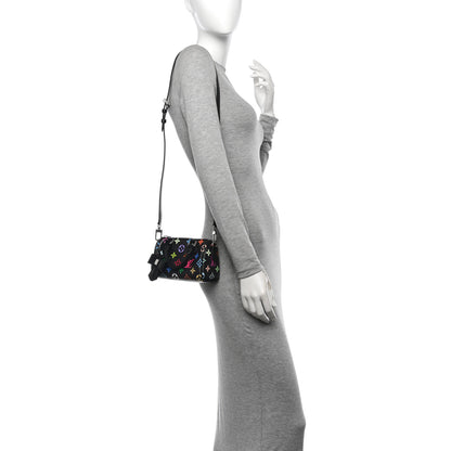 Louis Vuitton LV X TM Monogram Multicolor Nano Speedy Black 2 of 9