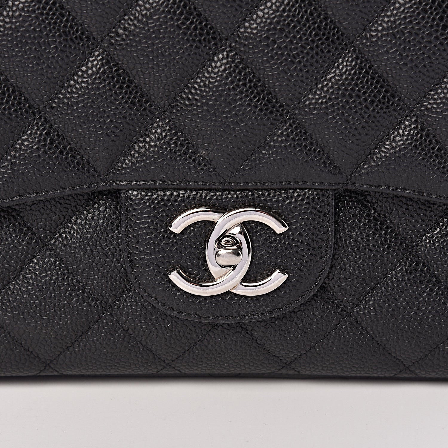 Chanel Caviar Quilted Maxi Double Flap Black 9 of 12
