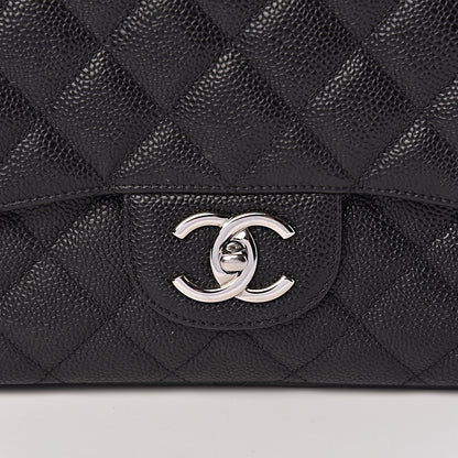 Chanel Caviar Quilted Maxi Double Flap Black 9 of 12