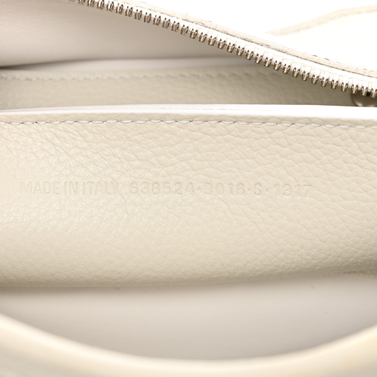 Balenciaga Grained Calfskin Neo Classic Silver Hardware Mini City White 7 of 14