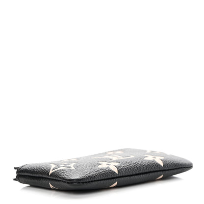 Louis Vuitton Empreinte Monogram Giant Key Pouch Black Beige 3 of 5