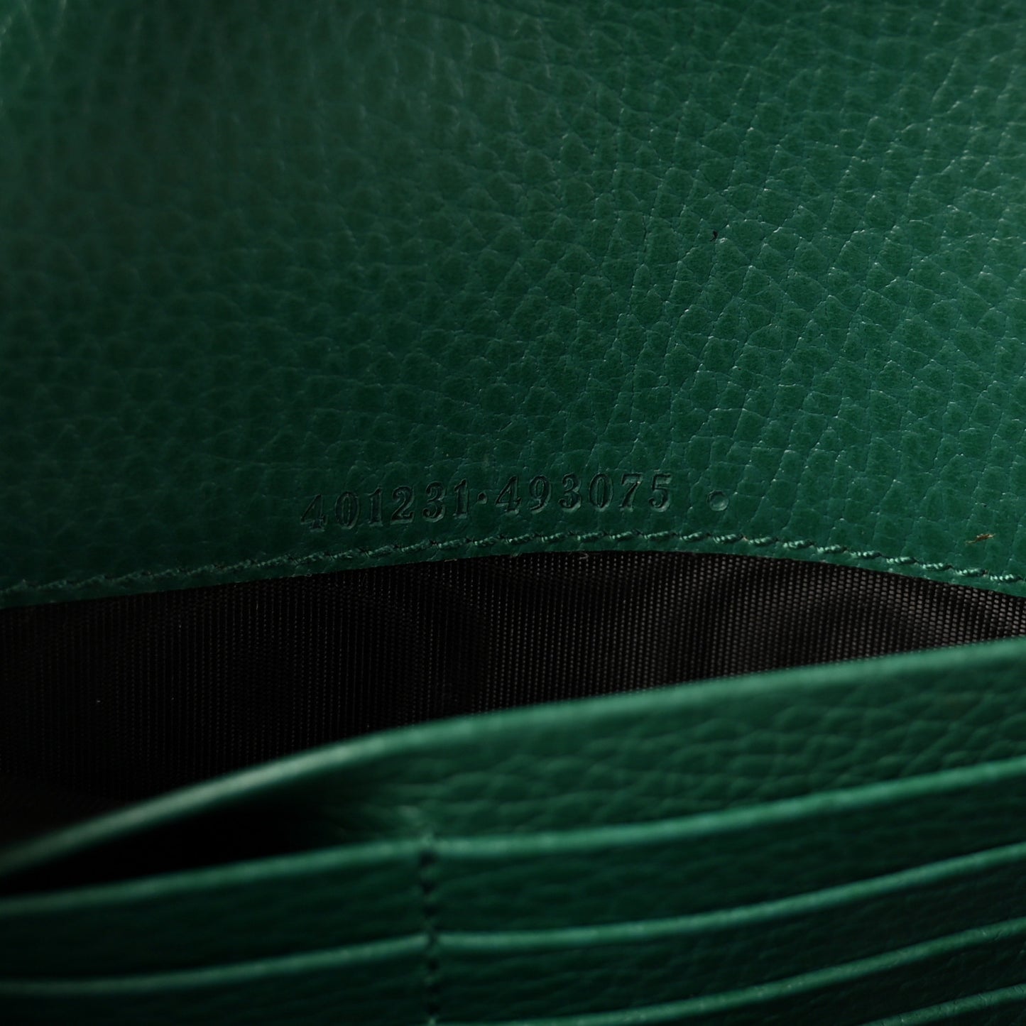 Calfskin Mini Dionysus Chain Wallet Emerald