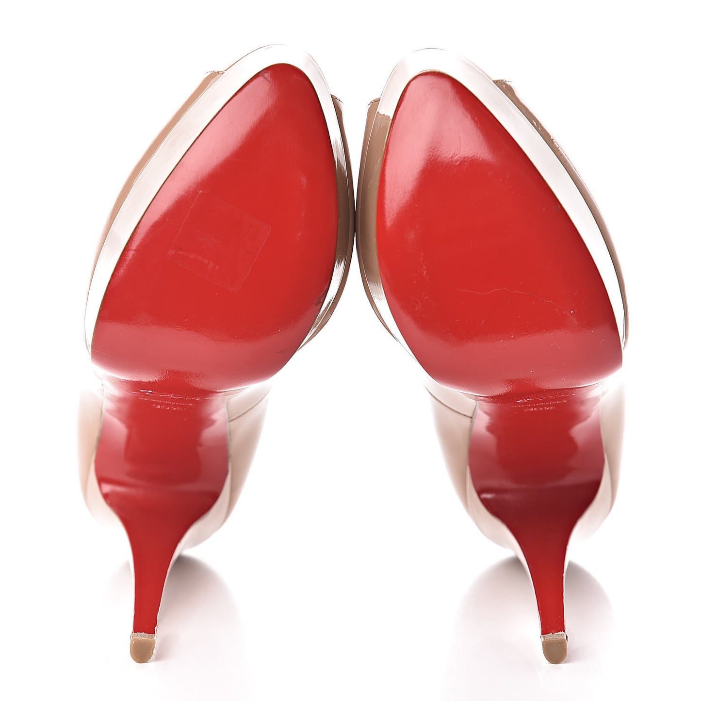 Patent Lady Peep 150 Pumps 39.5 Nude