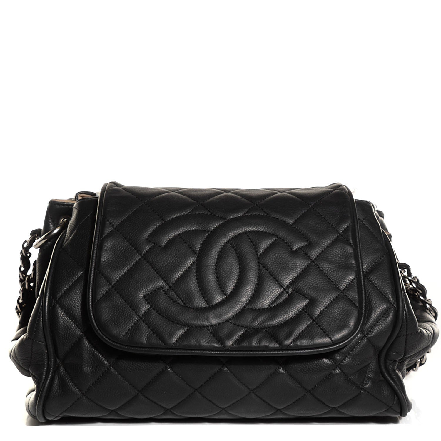 Chanel Caviar Quilted Timeless Accordion Flap Black 1 of 7