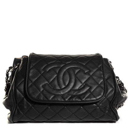 Chanel Caviar Quilted Timeless Accordion Flap Black 1 of 7