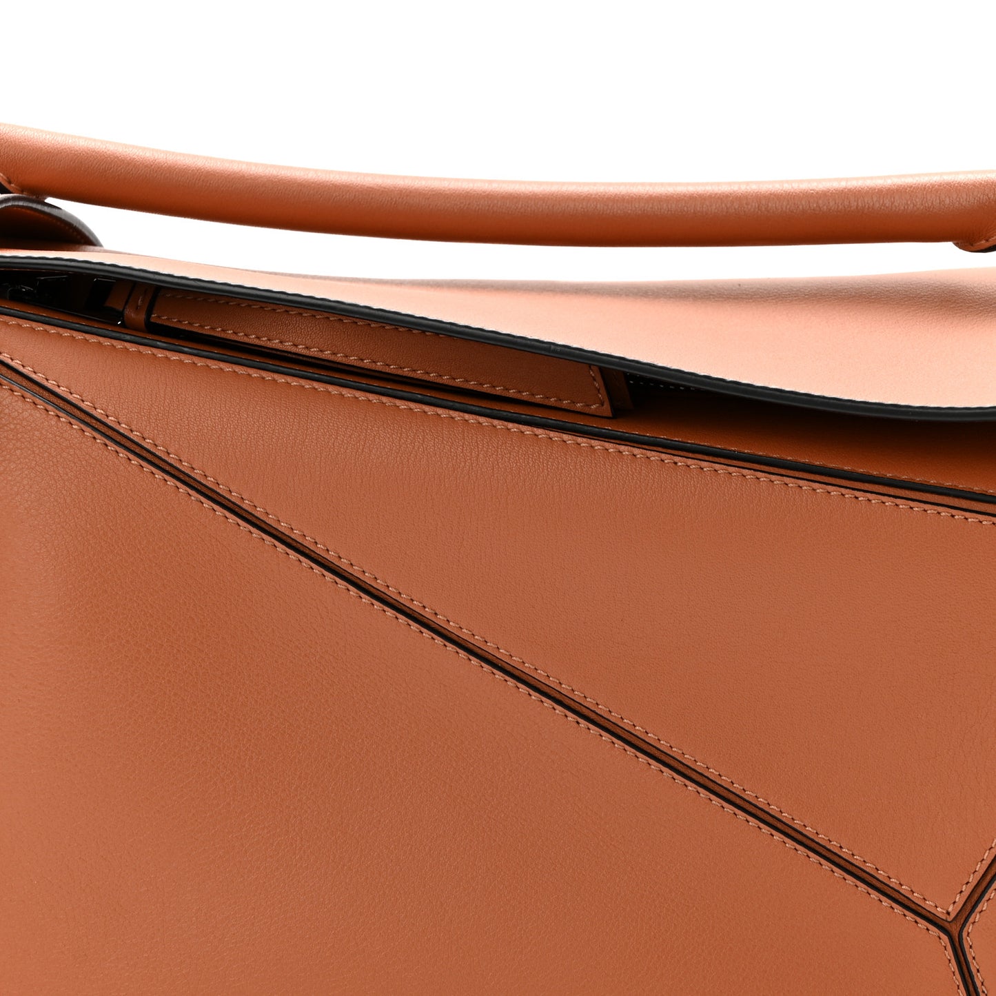 Calfskin Medium Puzzle Bag Tan