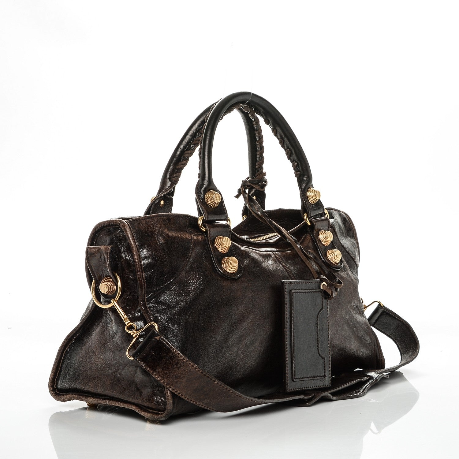 Balenciaga Agneau Giant 21 Gold Hardware Part Time Charbon 3 of 10