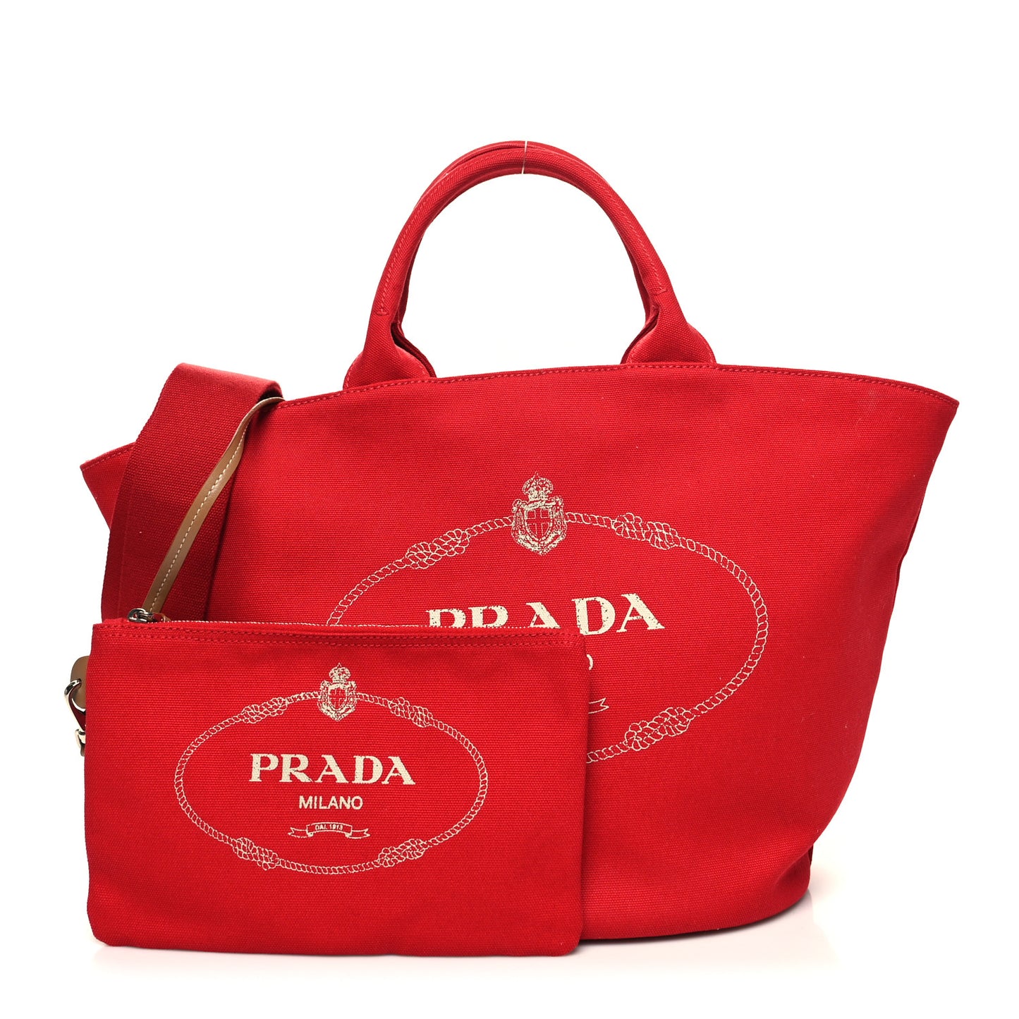 Canapa Small Shopping Tote Rosso