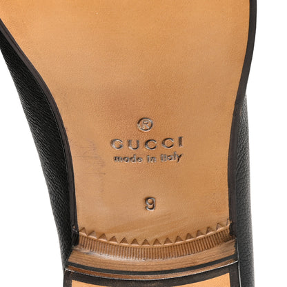 Gucci Havely Kid Web Mens Horsebit Loafers 9 Black 6 of 8